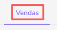 Aba Vendas dos Webhooks